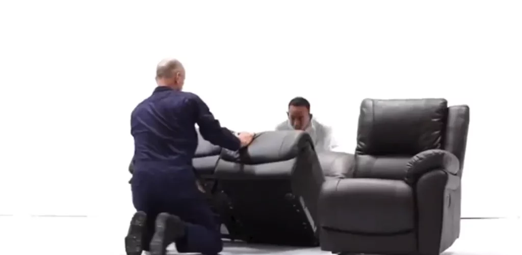 sofa assembling, recliner assembling steps, 