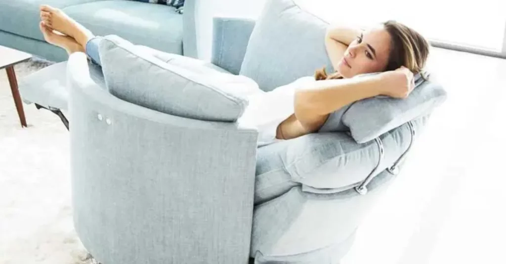 recliner, sleeping in a recliner