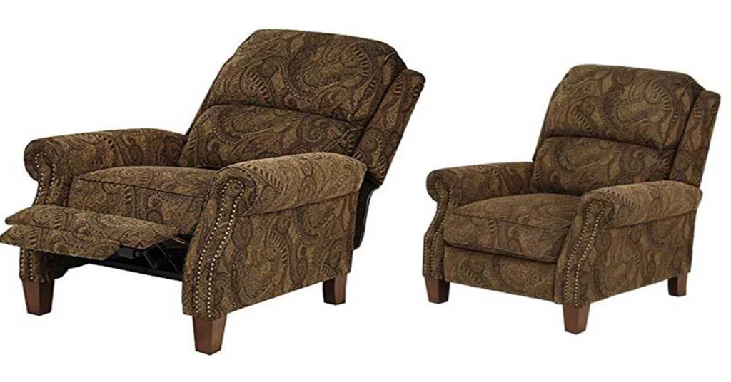 Beaumont Warm Brown Paisley Push