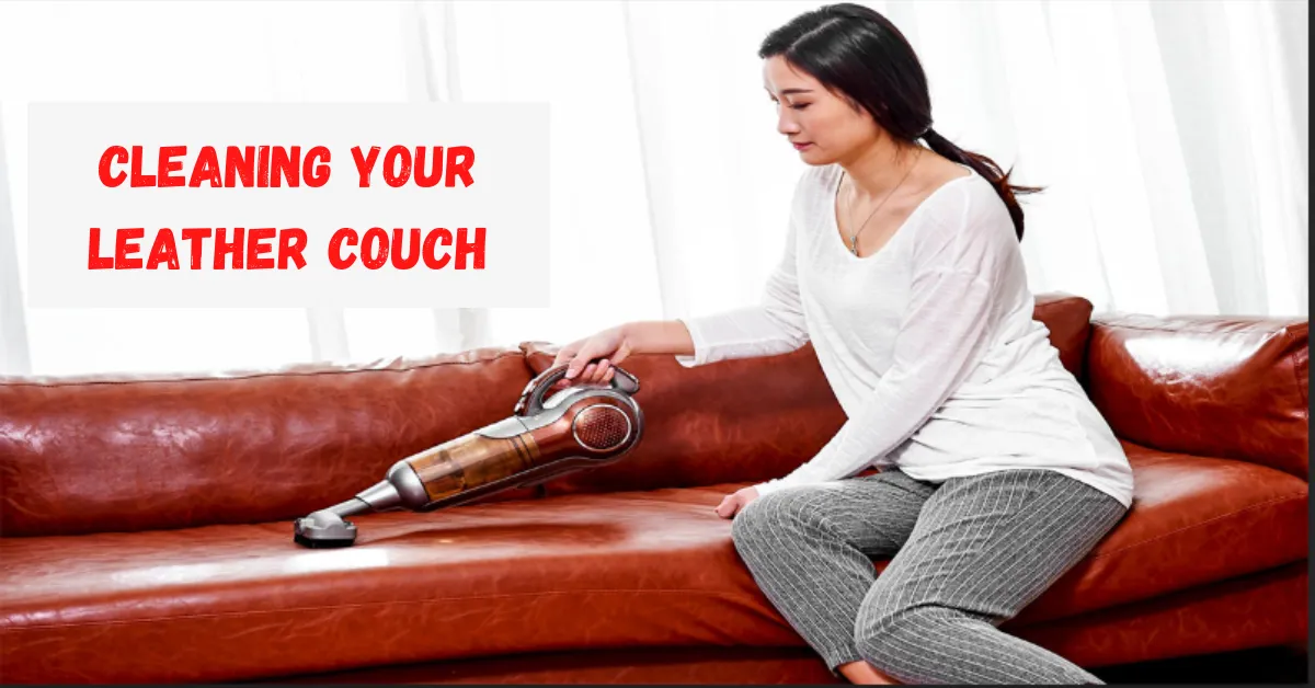 leather couch cleaning process