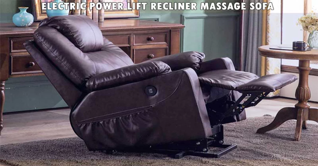 Electric Power Lift Recliner Massage Sofa