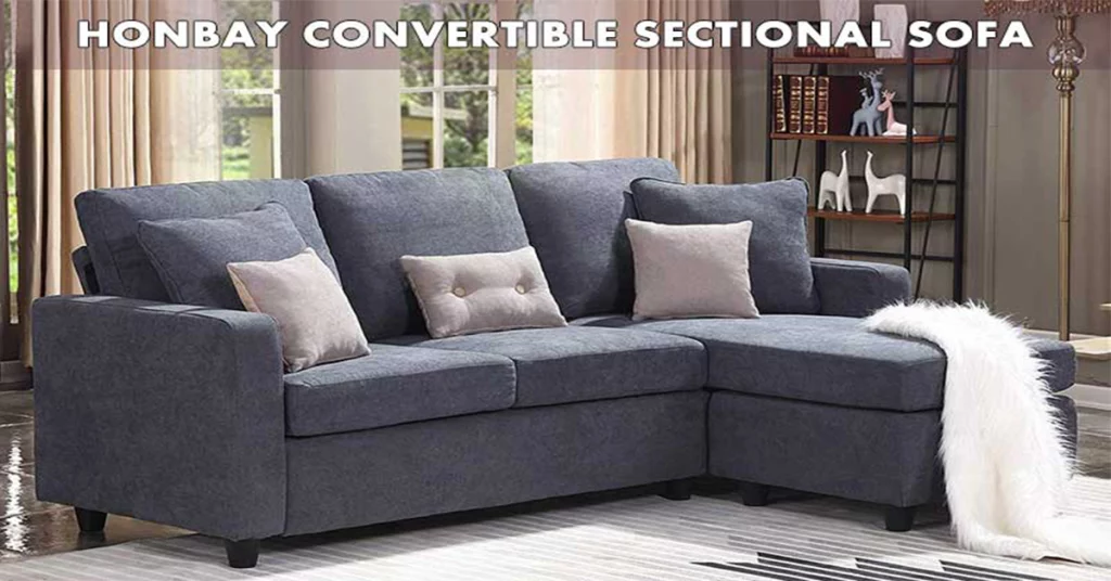 HONBAY Convertible Sectional Sofa