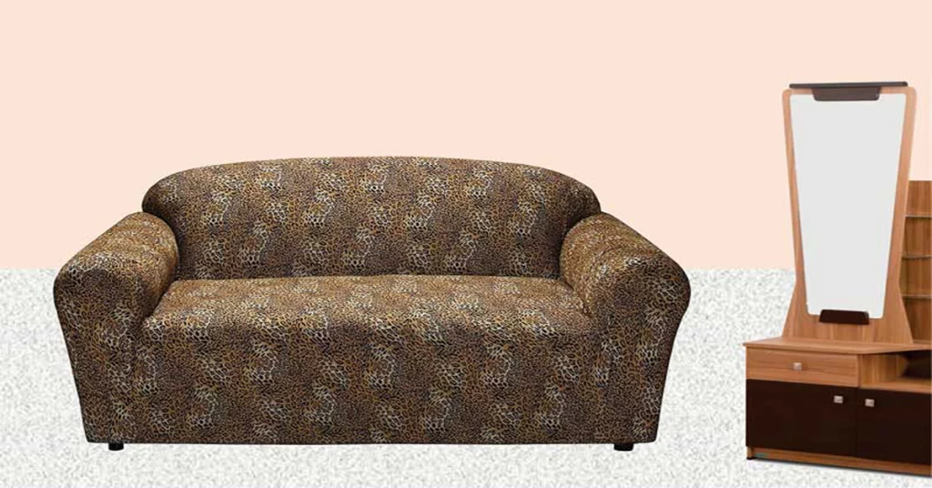 Madison Jersey Leopard Slipcover