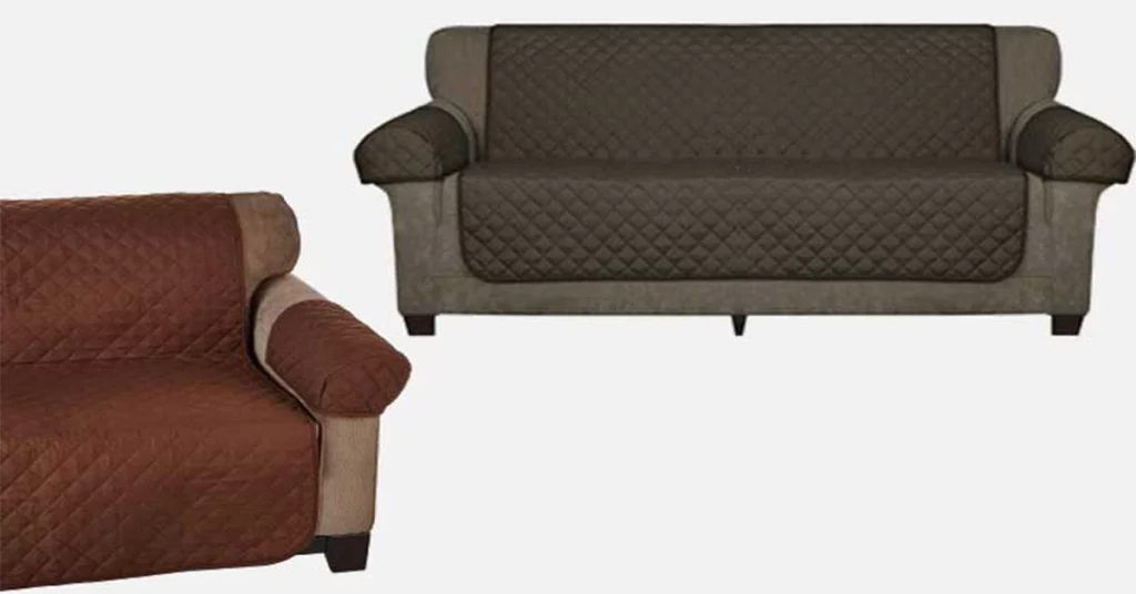 Maytex Casual Smart Reversible Microfiber Quilted Pet Furniture Cover