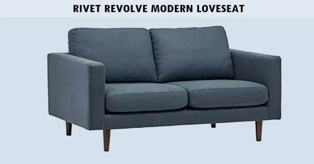 Rivet Revolve Modern Loveseat