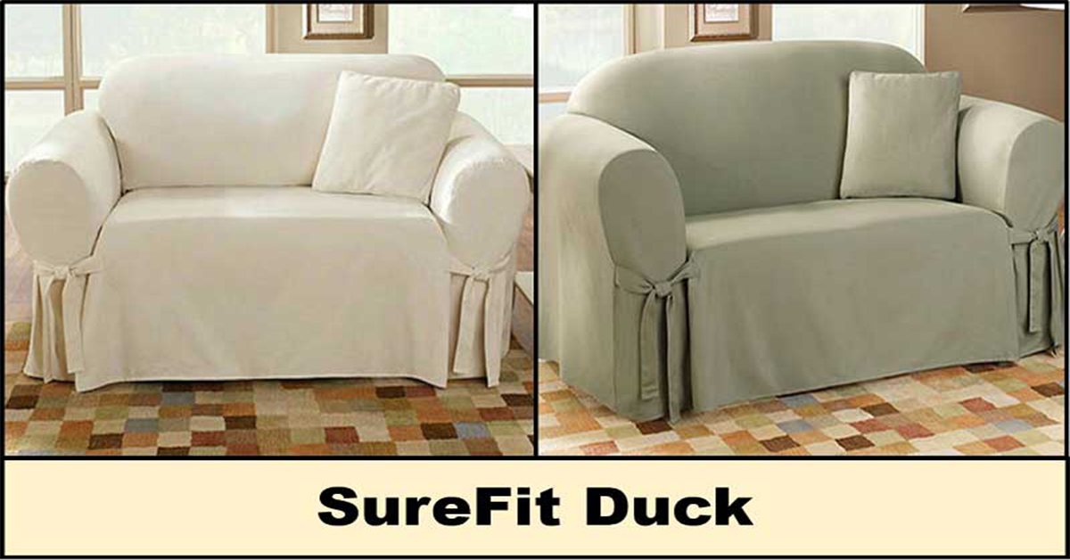 SureFit Duck Sofa Slipcover