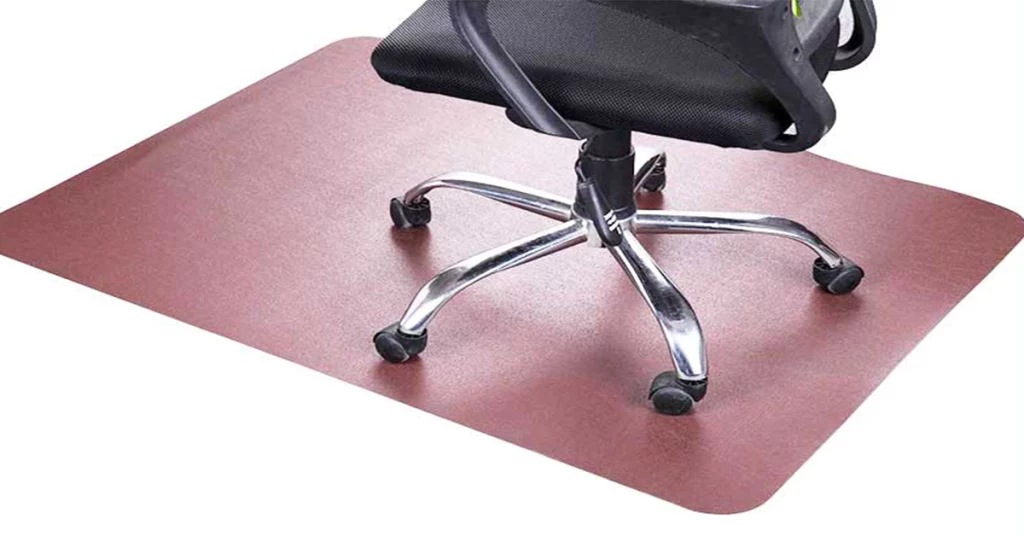 Unique cherry brown look anti slip mat