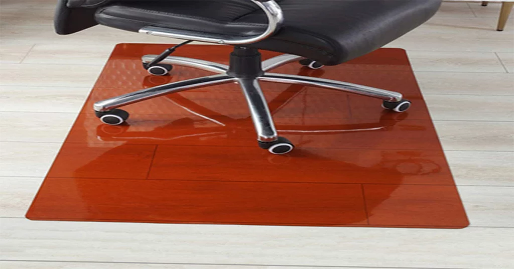 Chair mat for hardwood floor