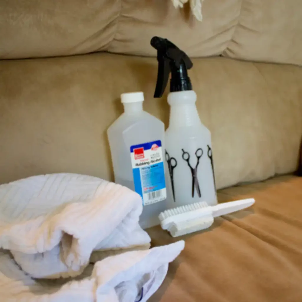rubbing alcohol cleaning