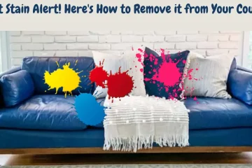 how to remove paint from a leather sofa