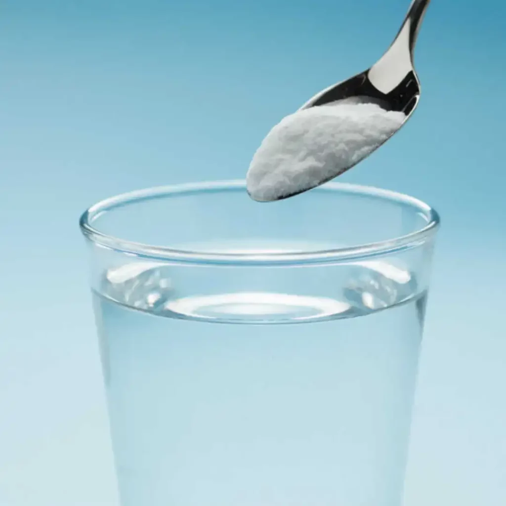 baking soda and water mix