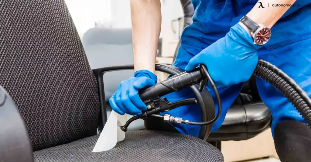 cleaning office chair