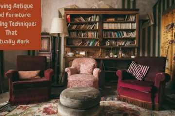 how to clean antique wood furniture