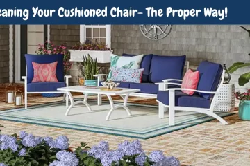 how to clean a cushioned chair