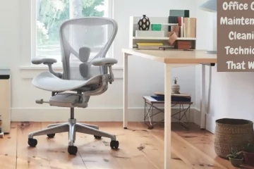 how to clean an office chair