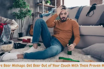 how to get beer out of a couch