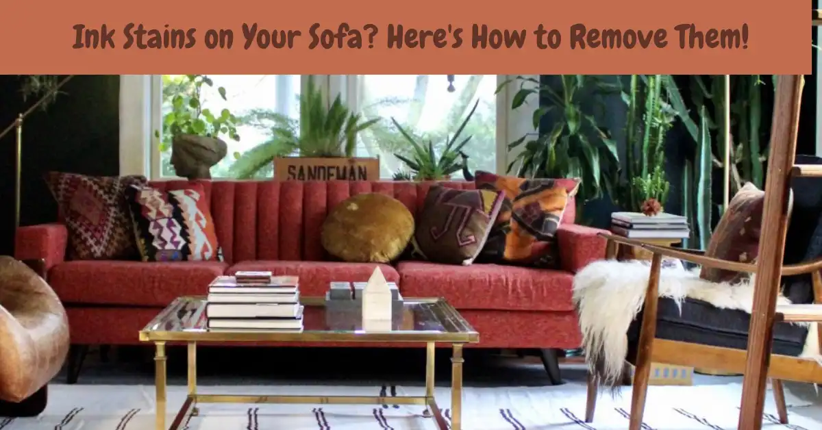how to remove ink stains from a sofa