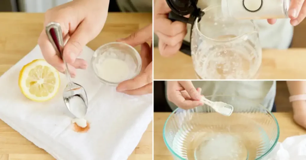 lemon juice and cream of tartar