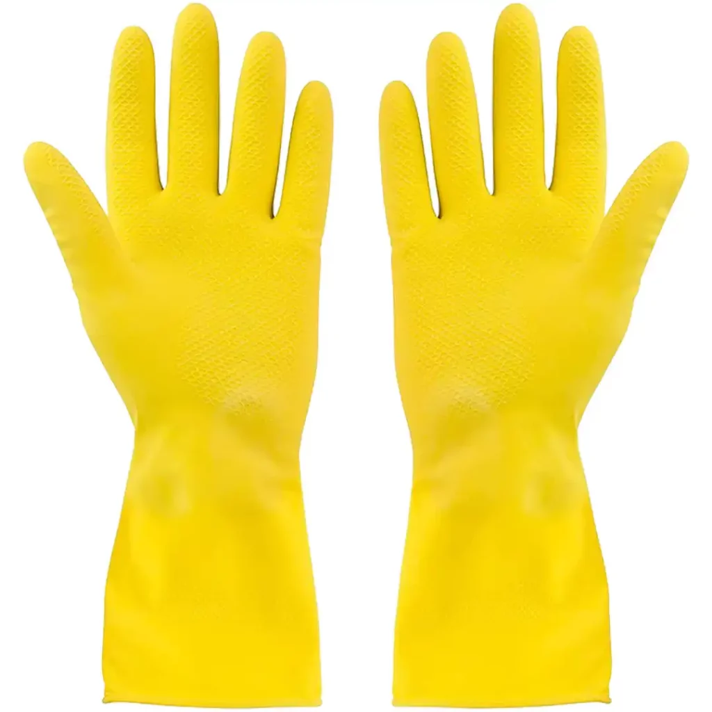 rubber gloves