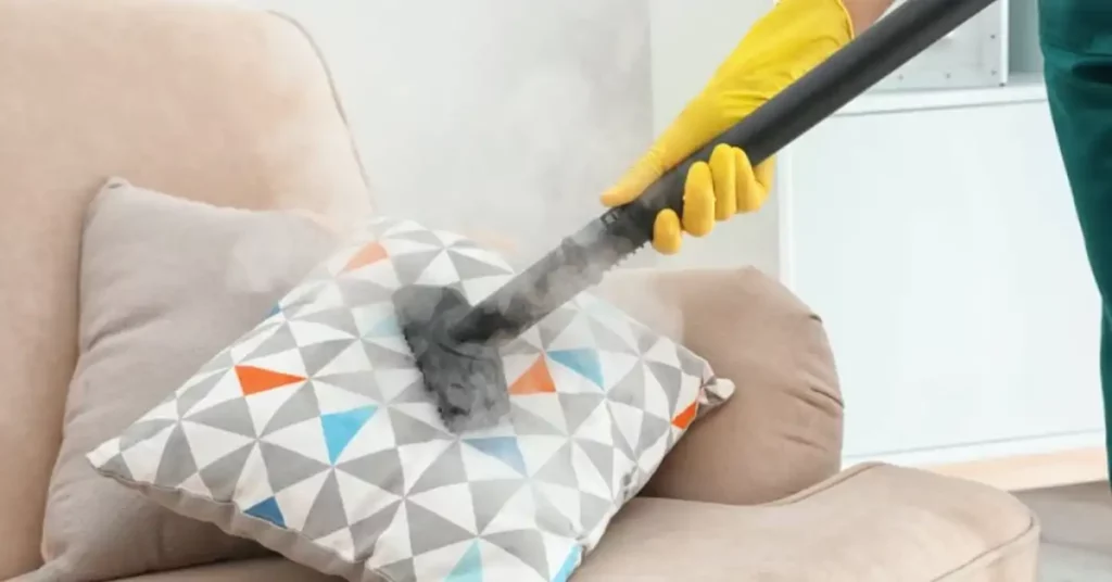 vacuuming a non removable pillow cover