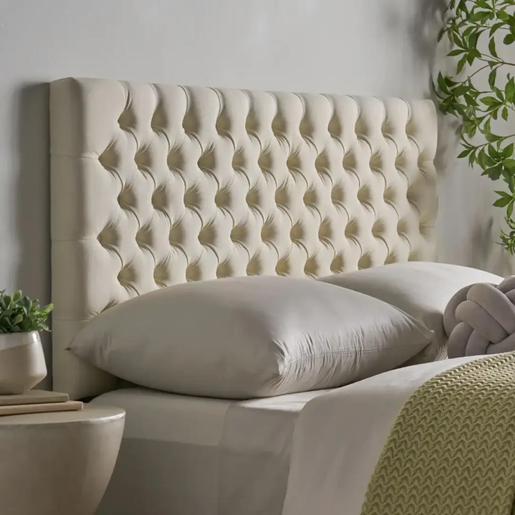 tufted bed headboard