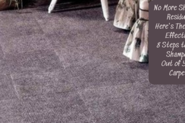 how to get shampoo out of a carpet