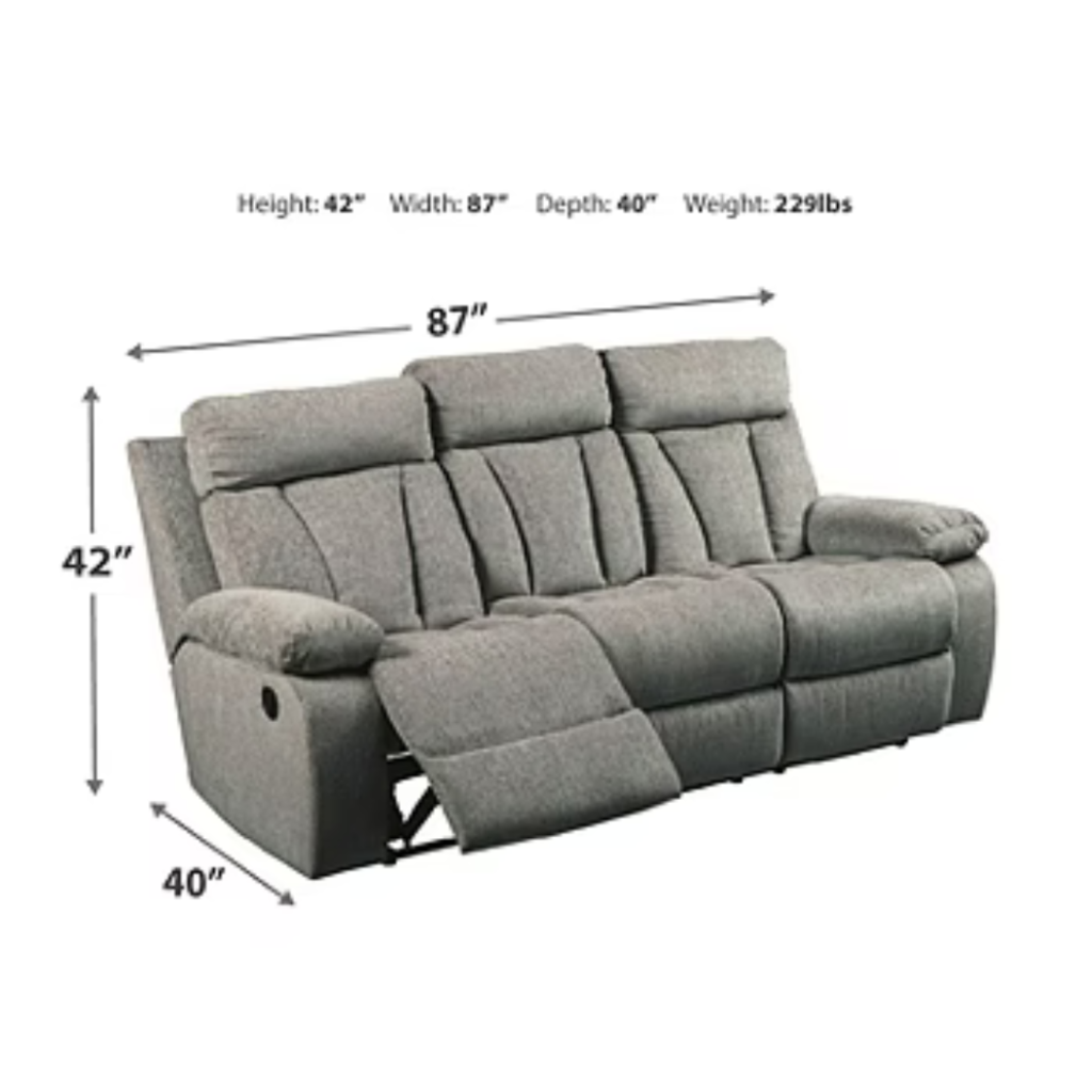Signature Design by Ashley Mitchiner Contemporary Manual Reclining Sofa signature design by ashley mitchener contemporary manual reclining sofa