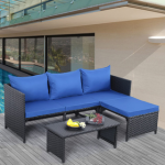 Valita 3 piece outdoor PE rattan furniture set product