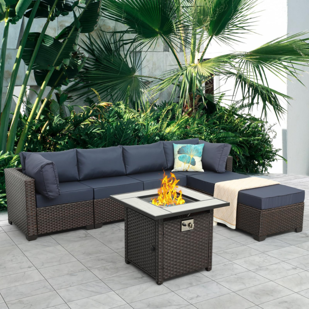 WAROOM Outdoor Patio Furniture Set WAROOM outdoor patio furniture set